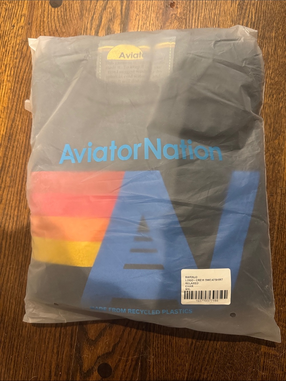 Aviator Nation/Charcoal Gray/Unisex XXL/Logo Crew Sweatshirt! NIB! SEALED! - Picture 9 of 16